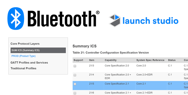 Bluetooth Launch Studio