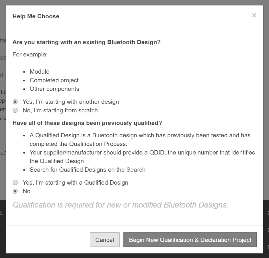 Help me decide questionnaire