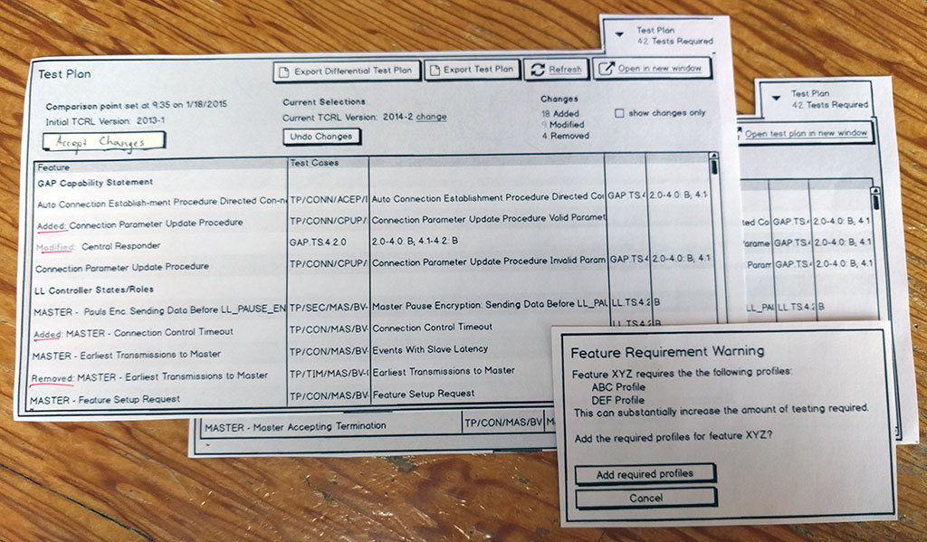 Paper prototype